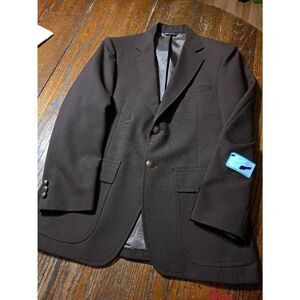 New 38 Regency Brown Single Breast Notch Lapel Suit Jacket Sport Coat Blazer NWT